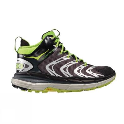 Botas Trekking Hoka One One Tor Speed 2 Mid WP Hombre Negras / Verde - Chile XUH351087